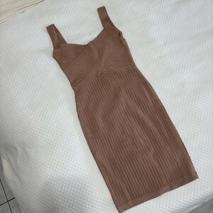 House of CB nude bodycon dress